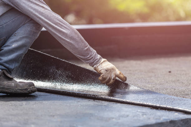 Professional Waterproofing technician working in Kenilworth, IL
